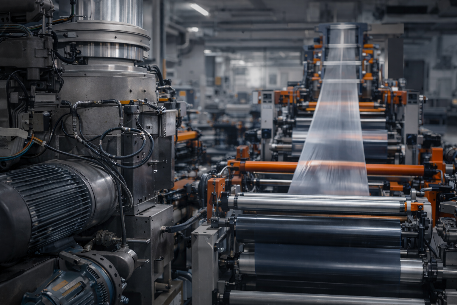 Manufacturing equipment at Renew Polymers